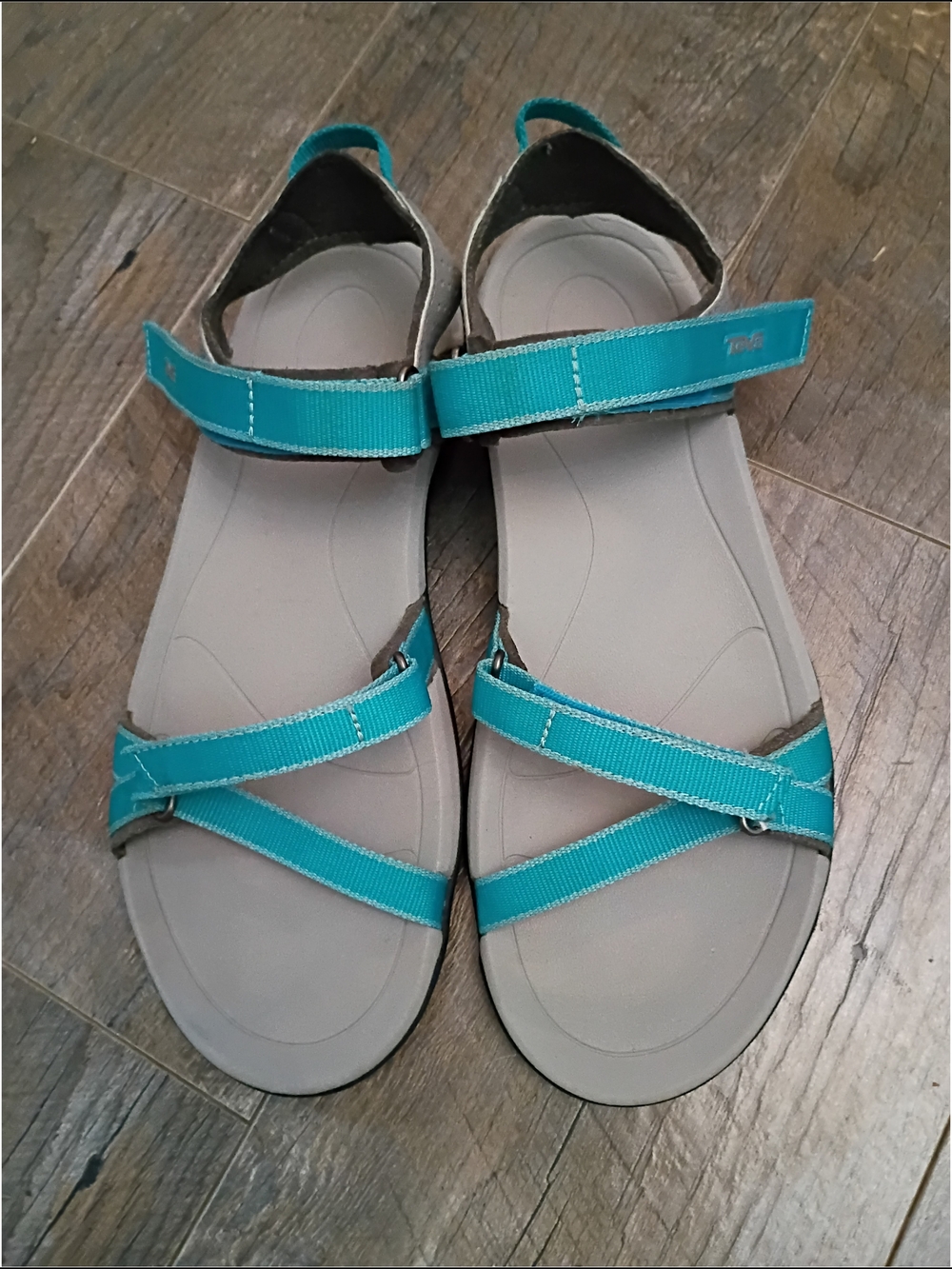 Teva Verra Women’s Turquoise and Gray  Sandals